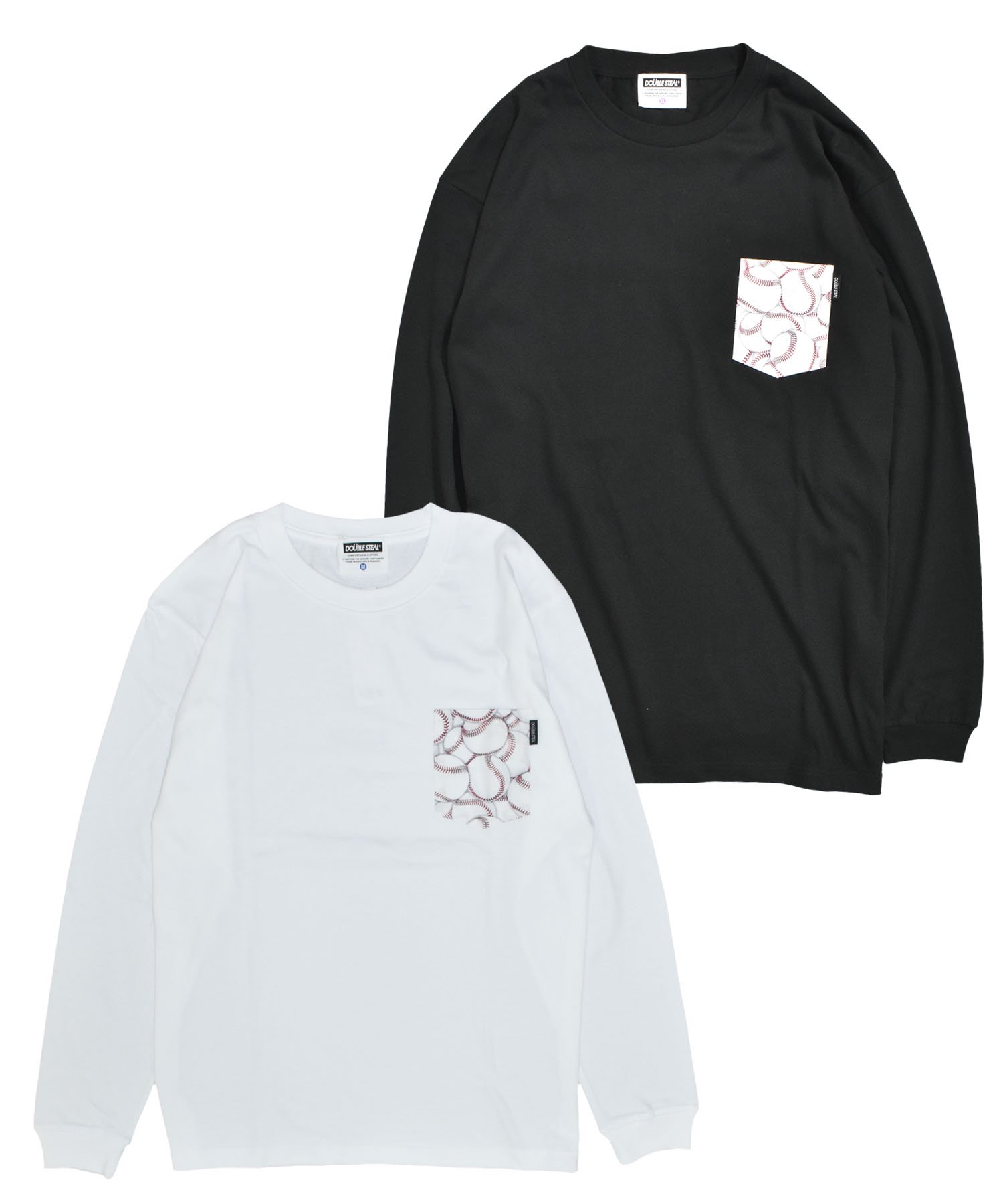 パターンポケット 長袖Tシャツ - DOUBLE STEAL ONLINE SHOP