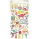 Simple Storiesʥץ륹ȡ꡼ - Let's Party - Chipboard Stickersʥåץܡɥƥå 6