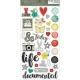 Simple Storiesʥץ륹ȡ꡼ - Life In Color - Chipboard Stickers ʥåץܡɥƥå6