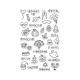 Hero Artsʥҡġ- Clear Stampʥꥢס-  HOLIDAY PLANNER ICONS