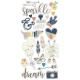 Simple Storiesʥץ륹ȡ꡼- Posh - Chipboard Stickers 6