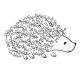 Savvy Stampsʥ ץ - Wood Mounted Stampʥåɥޥȥ)  - Floral Hedgehog