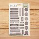 Elle's Studio -  Everyday Labels Puffy Stickers - Gray