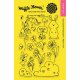 Waffle Flower（ワッフル フラワー） - Clear Stamp（クリアースタンプ） - Big Bear & Bird - Spring Time