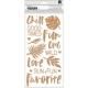Crate Paper(クレートペーパー) - Wild Heart - Thickers Stickers - Chill Phrases & Icons/Copper Glitter