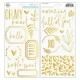 Pinkfresh Studioʥԥ󥯥եå她 - Simple & Sweet - Golden puffy accent stickers