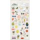 One Canoe Two - Goldenrod -   Puffy Stickers 44/Pkg
