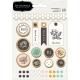 Pebblesʥڥ֥륹 - Jen Hadfield - Along The Way -  Epoxy Stickers 26/Pkg