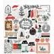 Crate Paper(クレートペーパー) - Merry Days - Chipboard Stickers 46/Pkg