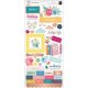 Pink Paislee（ピンクペイズリー）- Paige Evans - Whimsical - Cardstock Stickers 5.5