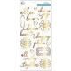 Pinkfresh Studioʥԥ󥯥եå她 -  Everyday Musings -  Gold Puffy Accent Stickers