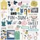 Crate Paperʥ졼ȥڡѡ - Maggie Holmes - Sunny Days - Chipboard Stickers 51/Pkg