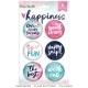 Cocoa Vanilla StudioʥХ˥饹 - Happiness - Flair Buttons