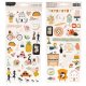 Pebbles（ペブルス） - Jen Hadfield - This is Family - 6x12 Stickers (66 Piece)