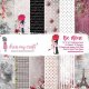 Dress My Craft - 12 x 12 Paper Pad with Motif Sheet - Be Mine (12デザイン24枚入り）