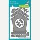 Lawn Fawnʥե - Dieʥ - Magic Iris Birdhouse Add-On