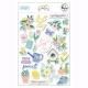 Pinkfresh Studioʥԥ󥯥եå她 -  Happy Blooms - Puffy Stickers