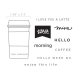 Shop Evalicious ʥꥷ㥹- Clear Stampʥꥢס - Morning Coffee