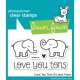 Lawn Fawn（ローンフォーン） - Clear Stamp（クリアースタンプ） -  Love You Tons