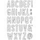Elle's Studio - Clear Stamp(クリアースタンプ) - Jordan Alphabet Outline