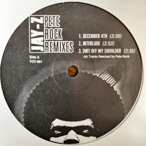 JAY-Z / Pete Rock Remixes [12inch] - この盤オンリーのPete Rockによる「The Black Album」からのリミックス集！