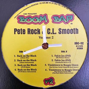 Pete Rock & C.L. Smooth / Back On Da Block, Fakin Jax [12inch] - Fakin Jaxの9th Wonderによるリミックス！！
