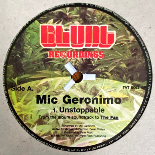 Mic Geronimo / Unstoppable [12inch] - Pete Rockプロデュース！US Original Promo！Marvin Gayeネタ後半箇所を見事にサンプリング！