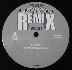 Zhane / Hey Mr. D.J., Shame (Special Remix Vol.31) [12inch] - Suzanne Vega / Tom's Dinerも飛び出すイン