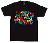 FREEDOM Random Word (ブラック) - [ FREEDOM MUSIC Tシャツ ]
