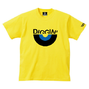 【特別価格】 DIGGIN' (イエロー) - [ FREEDOM MUSIC Tシャツ ]