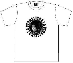 Elisha La'Verne Japan Tour (ホワイト) [ FREEDOM MUSIC Tシャツ ] - オフィシャルコラボTシャツ!!