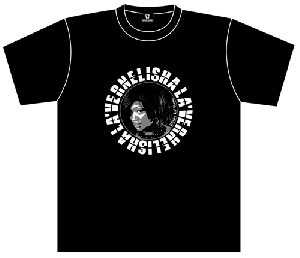 【特別価格】Elisha La'Verne Japan Tour (ブラック) [ FREEDOM MUSIC Tシャツ ] - オフィシャルコラボTシャツ!!