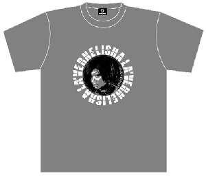 【特別価格】Elisha La'Verne Japan Tour (グレー) - [ FREEDOM MUSIC Tシャツ ] - オフィシャルコラボTシャツ!!