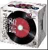 Phono-R 音楽用 CD-R  80分 5色　10枚セット(青、紫、黄、緑、赤)