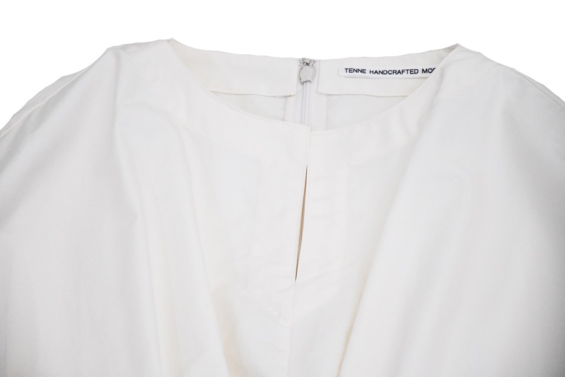 TENNE HANDCRAFTED MODERN New Waist Shirring Dress (Ivory)