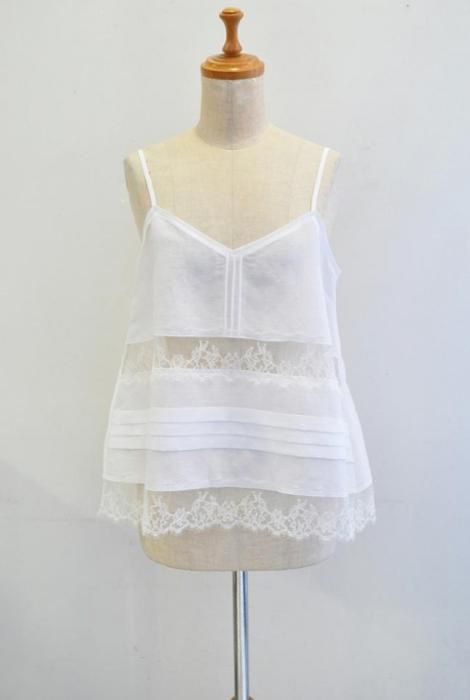 Bilitis Dix Sept Ans Chantilly Lace Camisole Ivory Bilitis Dix Sept Ans Chantilly Lace Camisole Ivory