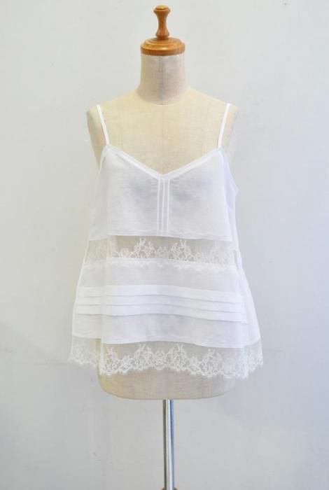 Bilitis Dix Sept Ans Chantilly Lace Camisole Ivory