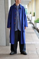 <img class='new_mark_img1' src='https://img.shop-pro.jp/img/new/icons20.gif' style='border:none;display:inline;margin:0px;padding:0px;width:auto;' />FRANK LEDER  Triple Washed Thin Cotton Coat(Navy)
