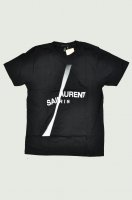 SOLD OUT BLACK SCORE  Print T-shirt (Saint Laurent Slash/Black/Size L)
