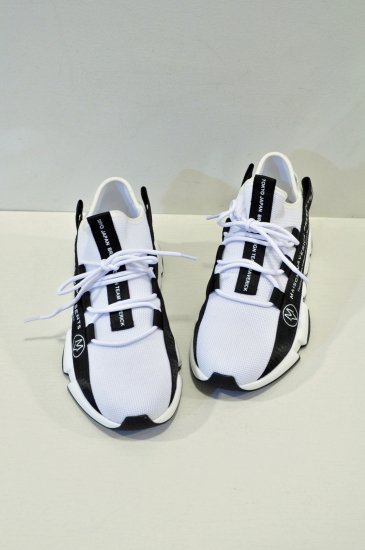 MAISON MAVERICK PRESENTS Logo Shoelace Dad Sneakers (White)