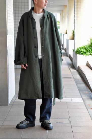 OUTIL / MANTEAU UZES OLIVE サイズ2 | vrealitybolivia.com