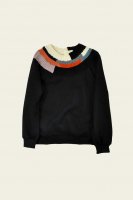 <img class='new_mark_img1' src='https://img.shop-pro.jp/img/new/icons20.gif' style='border:none;display:inline;margin:0px;padding:0px;width:auto;' />CORRELL CORRELL  Mosaic Knit Collar Sweater(Black/XL)