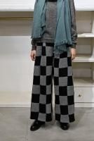 60%OFFCABINET  Lama Wool Patchwork Gather Pants60%OFF