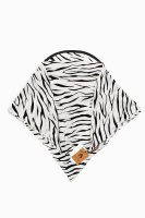 SOLD OUT m's Braque   Deadsstock Fabric Painted Cap Scarf(Zebra)