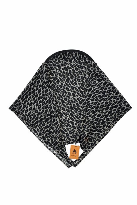 m's Braque Deadsstock Fabric Painted Cap Scarf(Leopard)(men)