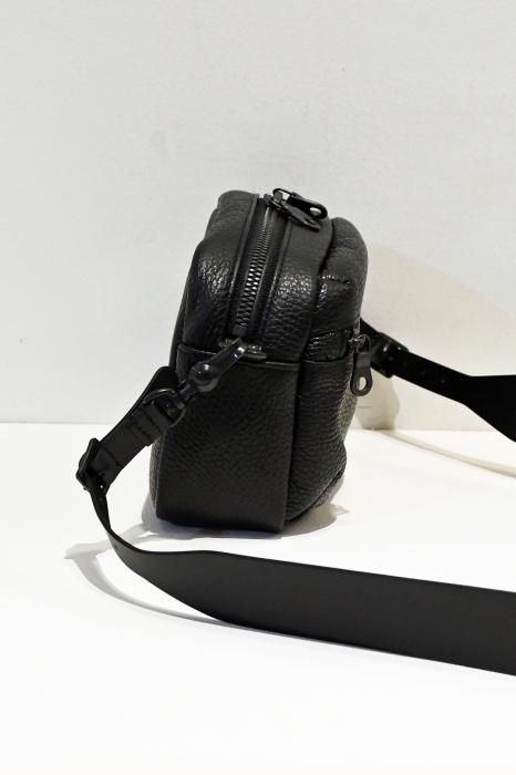 foot the coacher ブラックポーチ foot the coacher Leather Pouch(Black)