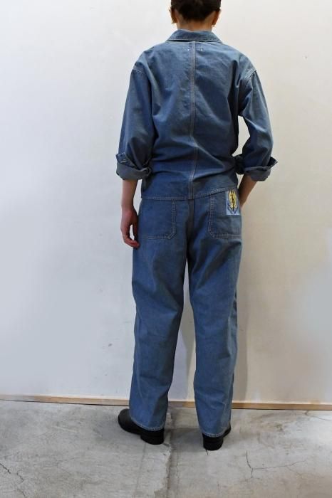 Swell x WESTOVERALLS DENIM ALL-IN-ONE( L.BLUE/A-TYPE)