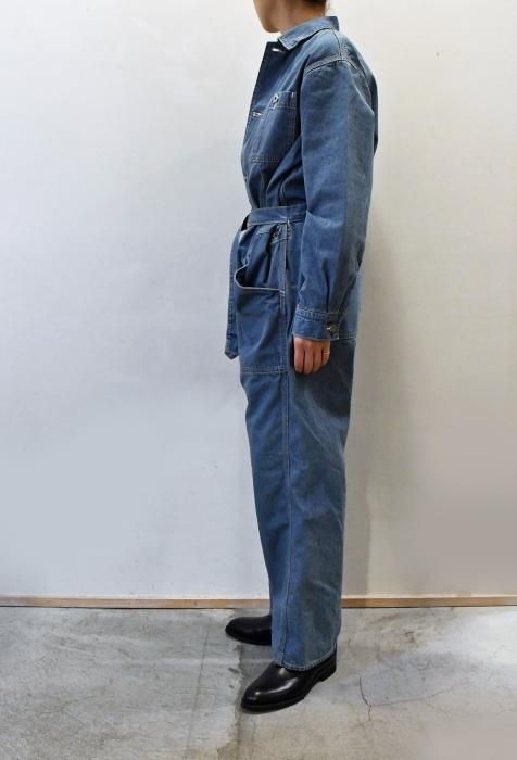 Swell x WESTOVERALLS DENIM ALL-IN-ONE( L.BLUE/A-TYPE)