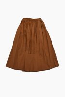 <img class='new_mark_img1' src='https://img.shop-pro.jp/img/new/icons8.gif' style='border:none;display:inline;margin:0px;padding:0px;width:auto;' />KAI Typewriter Cloth Gathered Skirt (Brown)