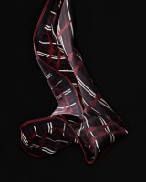 SOLD OUT  NICENESSSilk Bandana Scarf (Wine Red x black)
